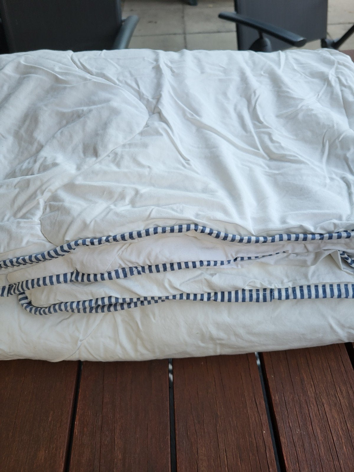 IKEA 365+ MYSA Eenpersoons Dekbed - Zo goed als nieuw, Huis en Inrichting, Slaapkamer | Beddengoed, Eenpersoons, Wit, Ophalen of Verzenden