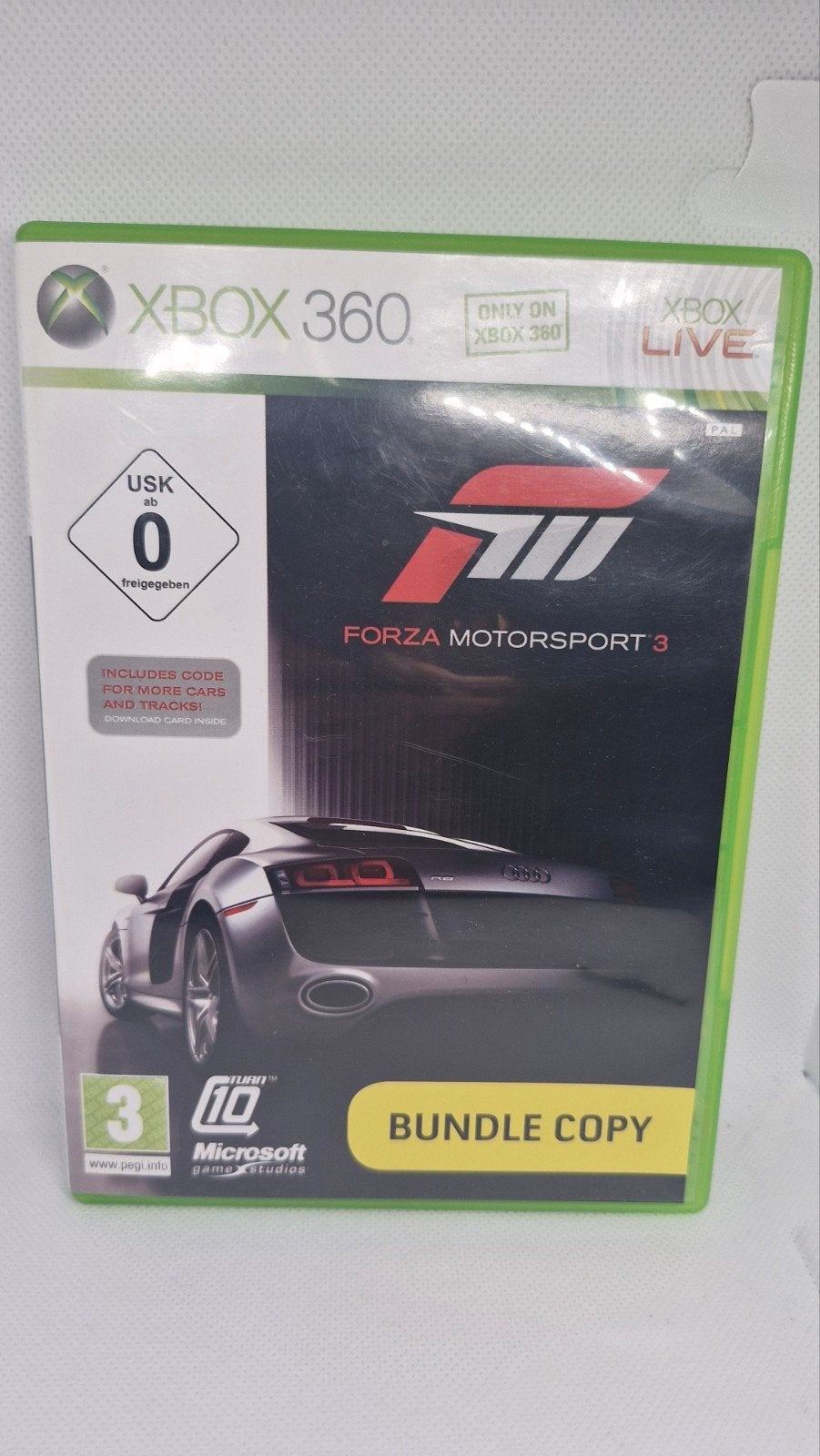 Forza Motorsport 3, Online, Gebruikt, 1 speler, Racen en Vliegen