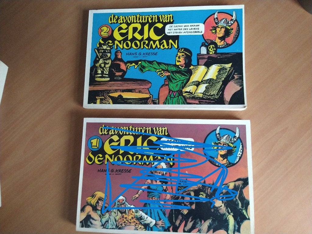 Kresse, Hans G. De avonturen van Eric de Noorman 2, Eén stripboek, Ophalen of Verzenden, Gelezen