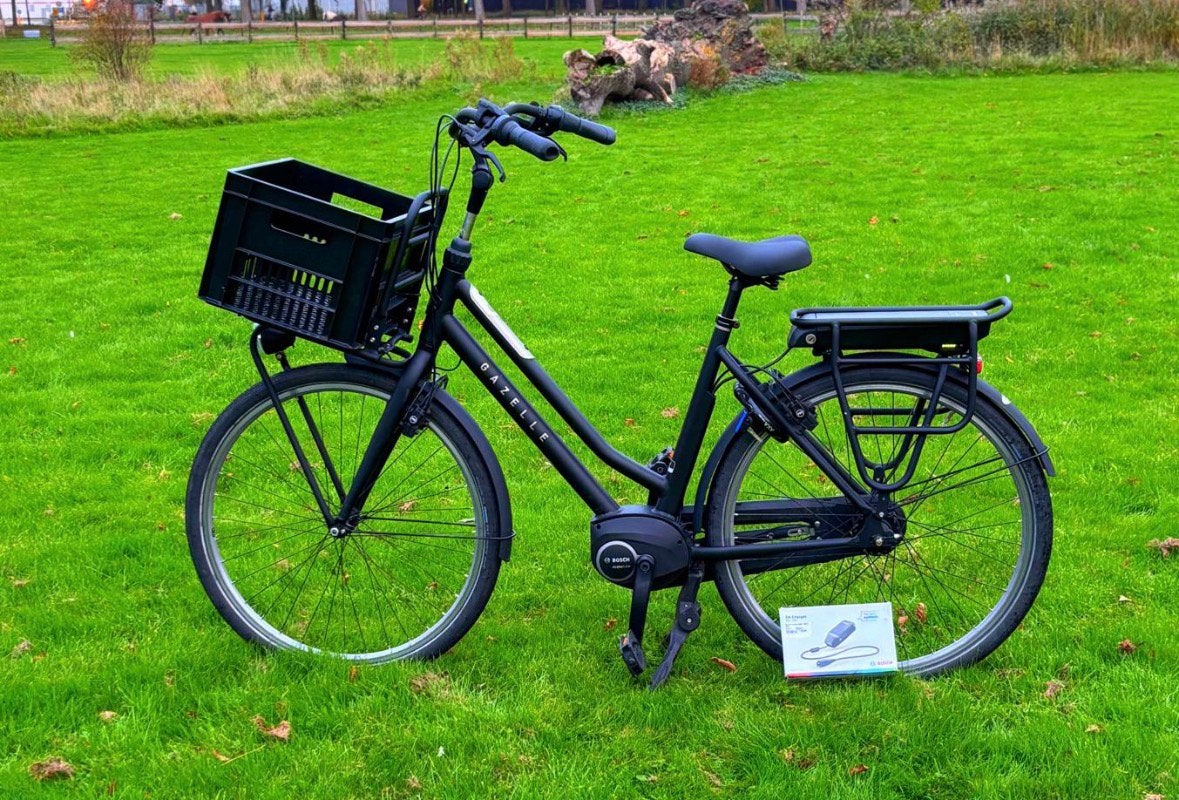 Elektrische Gazelle Heavy Duty // 2980km, Fietsen en Brommers, Elektrische fietsen, Ophalen, Zo goed als nieuw, 47 tot 51 cm, 50 km per accu of meer