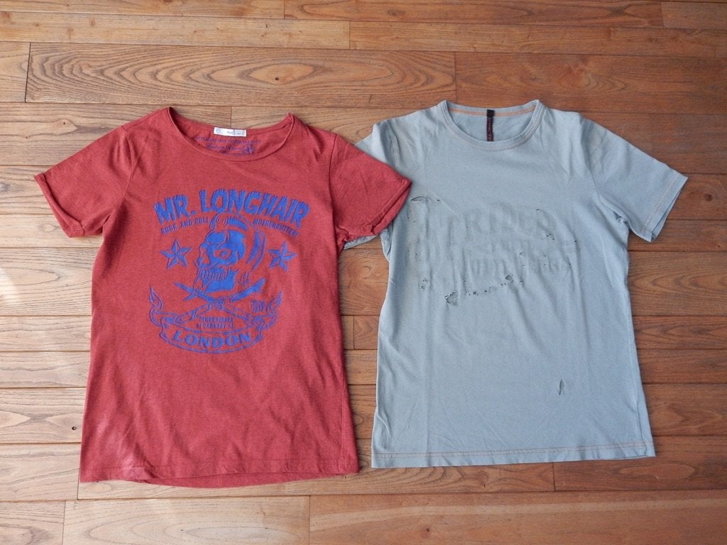 T-shirts samen voor 1 euro, Enos + Nudie, Verzenden, Gedragen, Rood