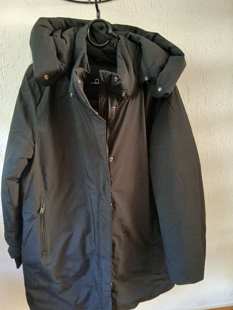 Dames winterjas, Ophalen, Zwart, Maat 42/44 (L), Zo goed als nieuw