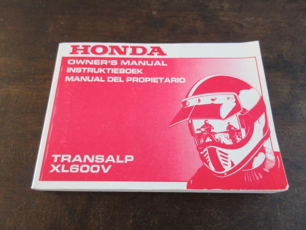 Honda 600 Transalp XL600V Instructieboek handleiding, Ophalen of Verzenden, Honda