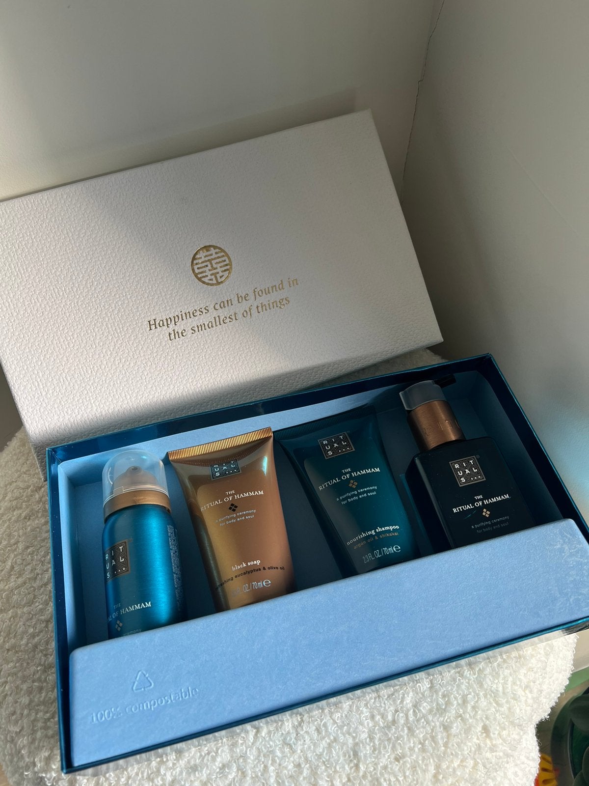 Rituals geschenkset hammam, Ophalen of Verzenden, Zo goed als nieuw, Bad & Douche