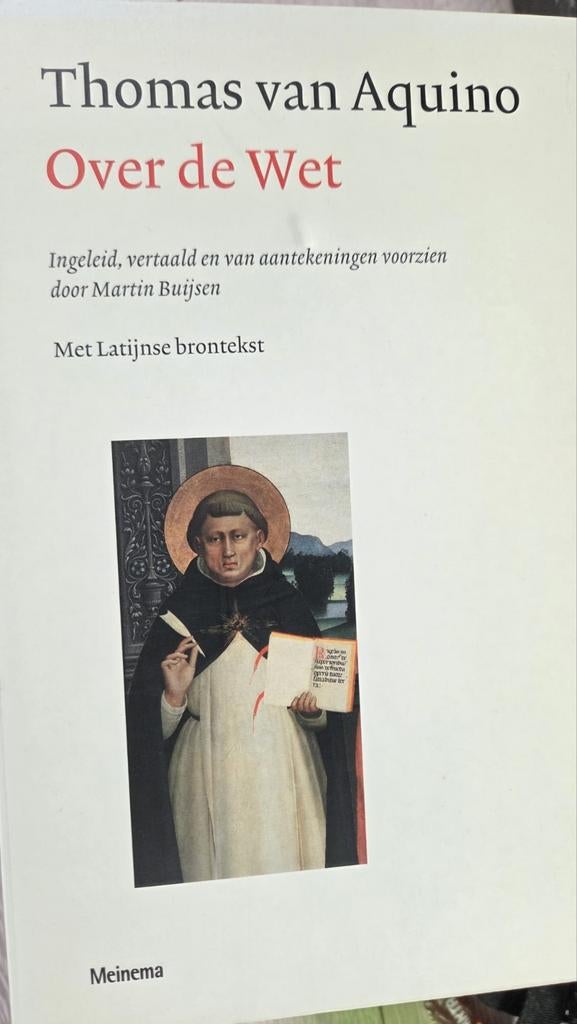 Thomas van Aquino - Over de Wet, Boeken, Ophalen of Verzenden