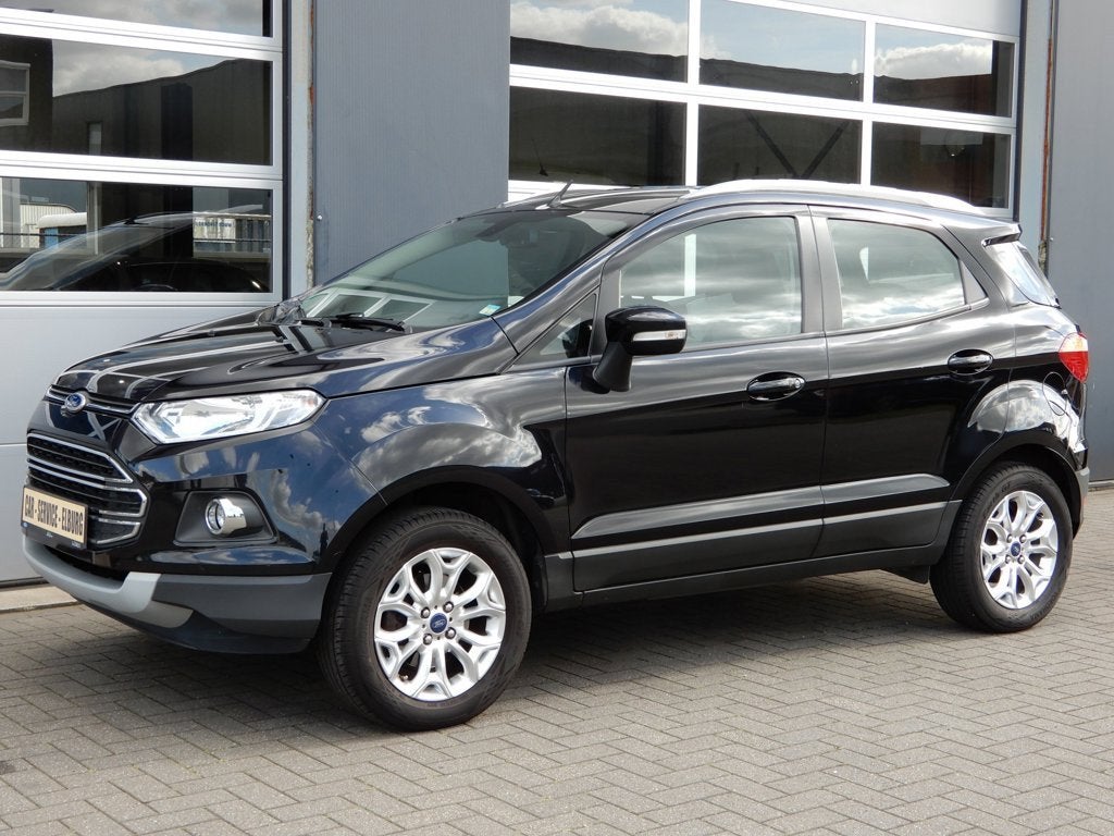 Ford EcoSport 1.0 EcoBoost Titanium Clima/PDC/LMV, Auto's, Ford, Voorwielaandrijving, Ecosport, Zwart, Bedrijf