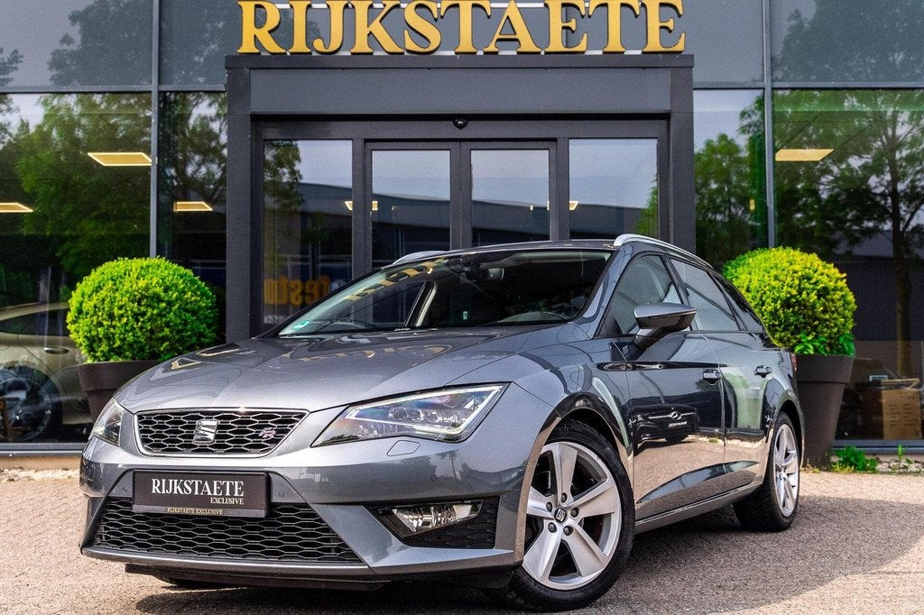 Seat Leon ST 1.4 EcoTSI FR|STOELVERW.|17''|BLUETOOTH|NAVI, Auto's, Seat, Bedrijf, Te koop, Leon, ABS, Achteruitrijcamera, Airbags