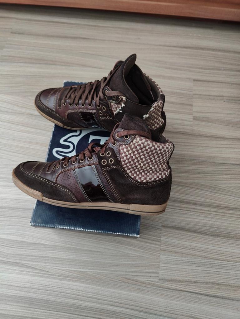 Heren sneakers., Ophalen of Verzenden, Zo goed als nieuw, Bruin