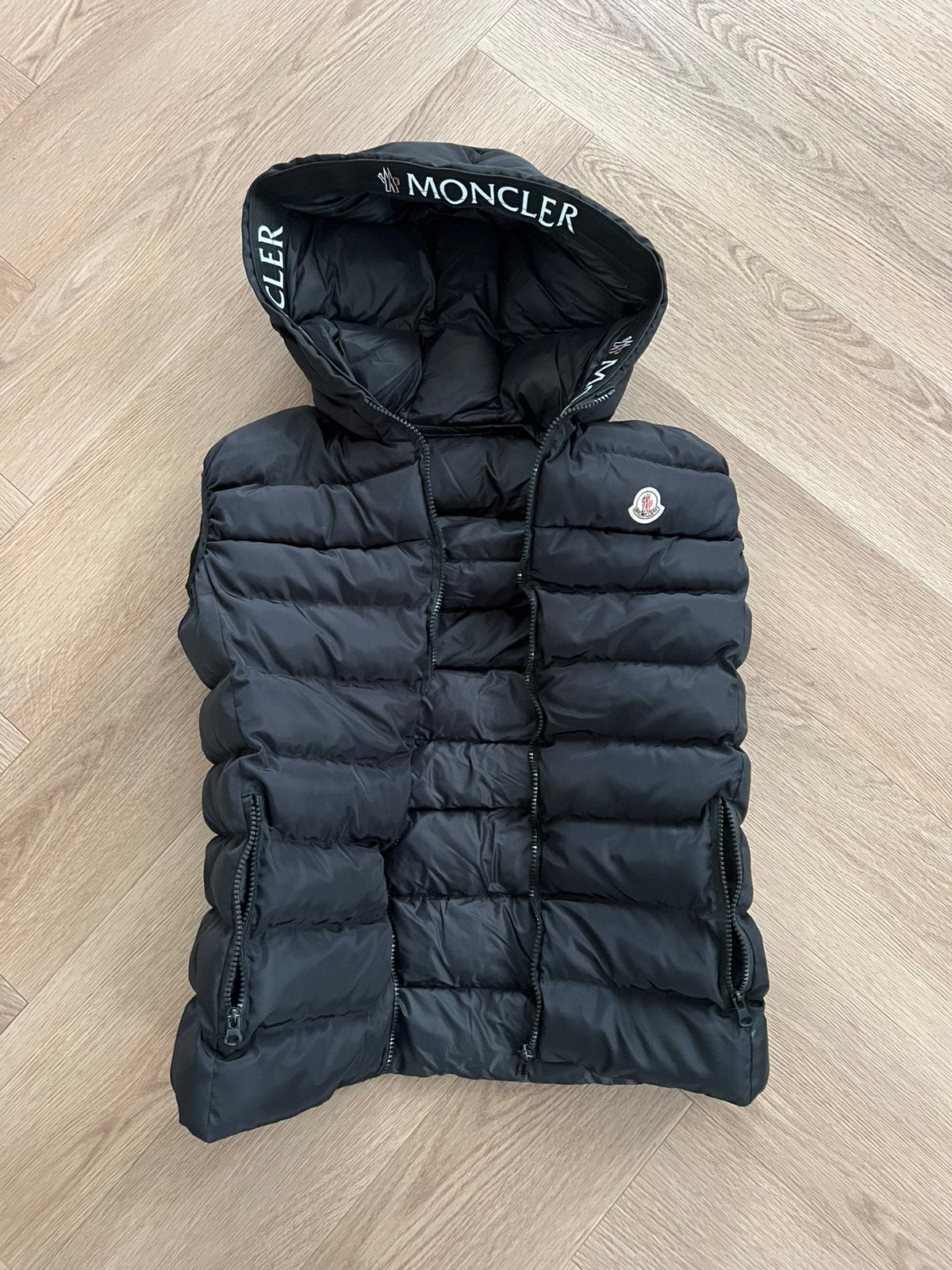 Moncler Grenoble Puffer Jas Zwart – Maat S – Goede Staat, Ophalen of Verzenden, Zo goed als nieuw, Zwart