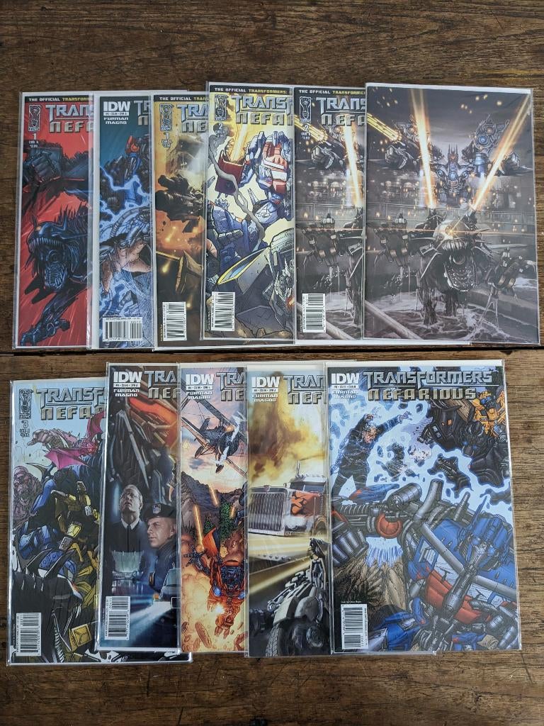 Transformers comics Nefarious, Boeken, Strips | Comics, Meerdere comics, Ophalen of Verzenden, Zo goed als nieuw, Amerika