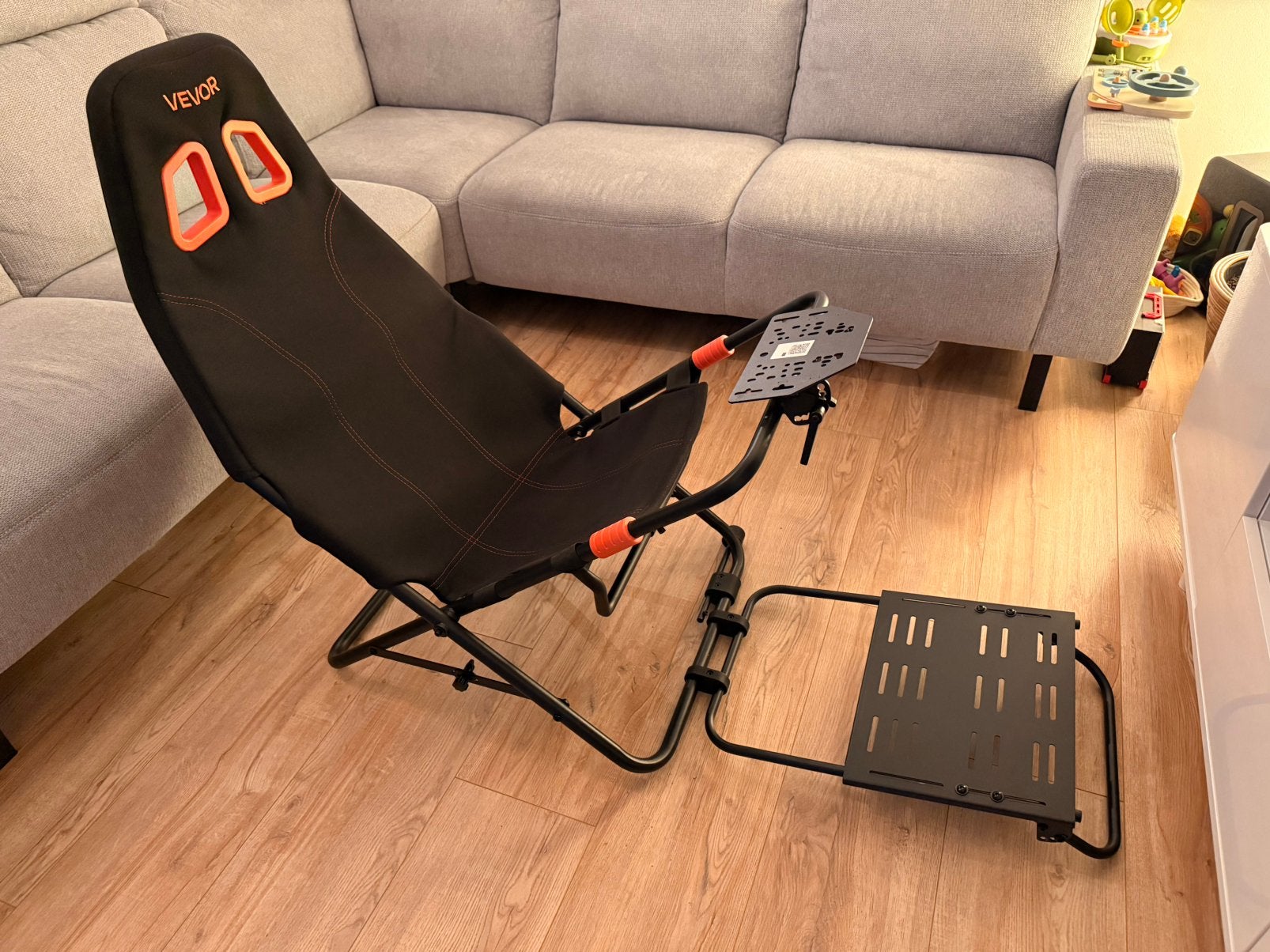 Race stoel voor gaming stuur - nieuw: alleen in elkaar gezet, Ophalen, Zo goed als nieuw