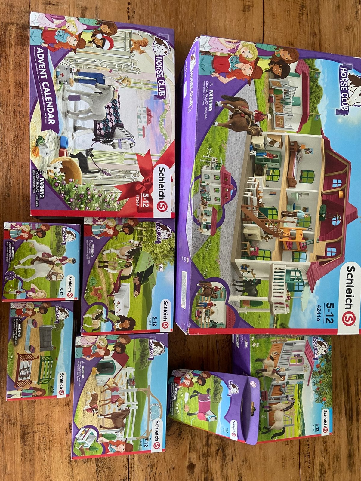 Grote Schleich Horse Club collectie met manege en meer, Ophalen of Verzenden, Zo goed als nieuw, Meisje