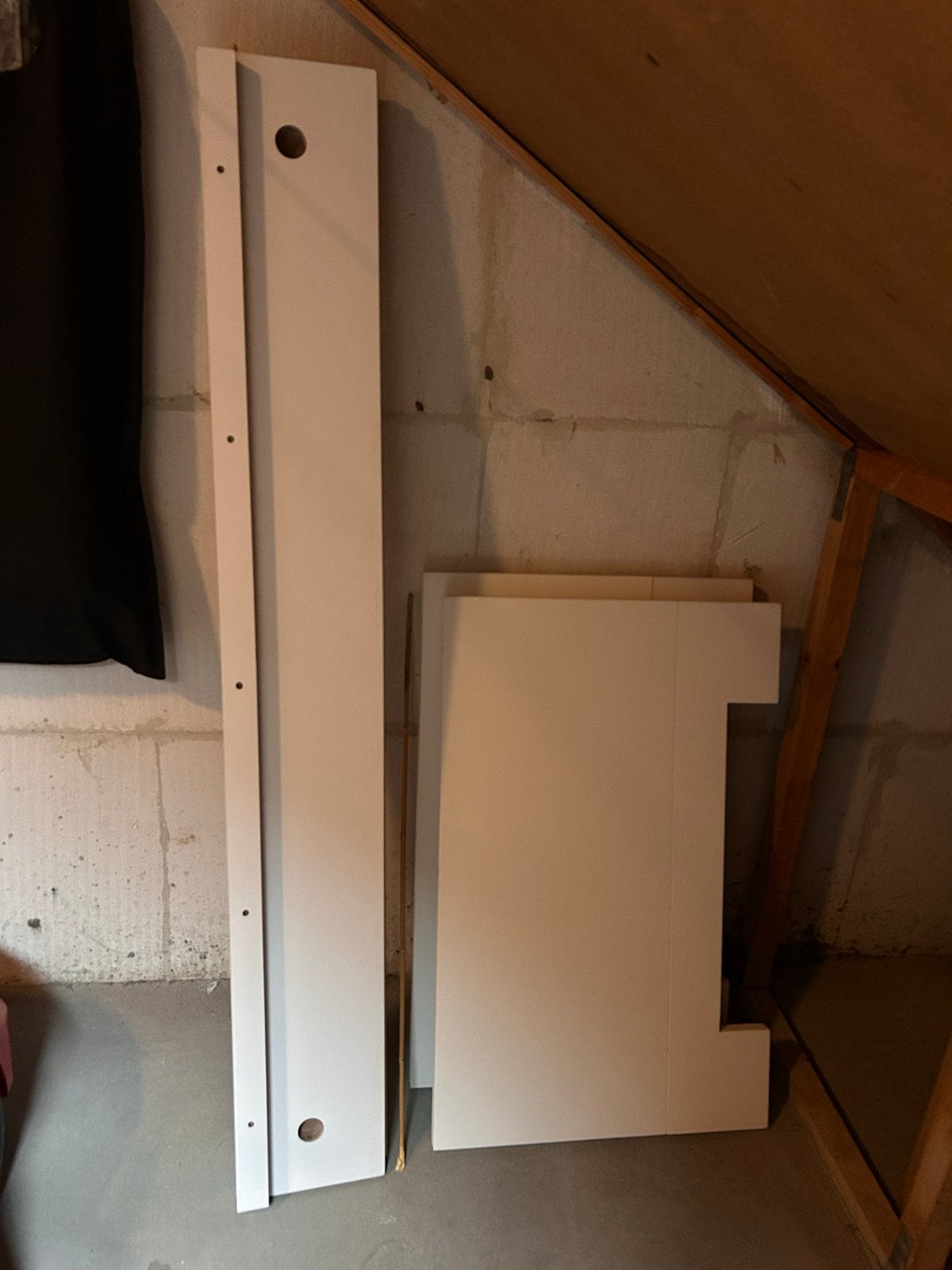 Gratis peuterbed met lattenbodem, Ophalen, Gebruikt, Eenpersoons, Wit
