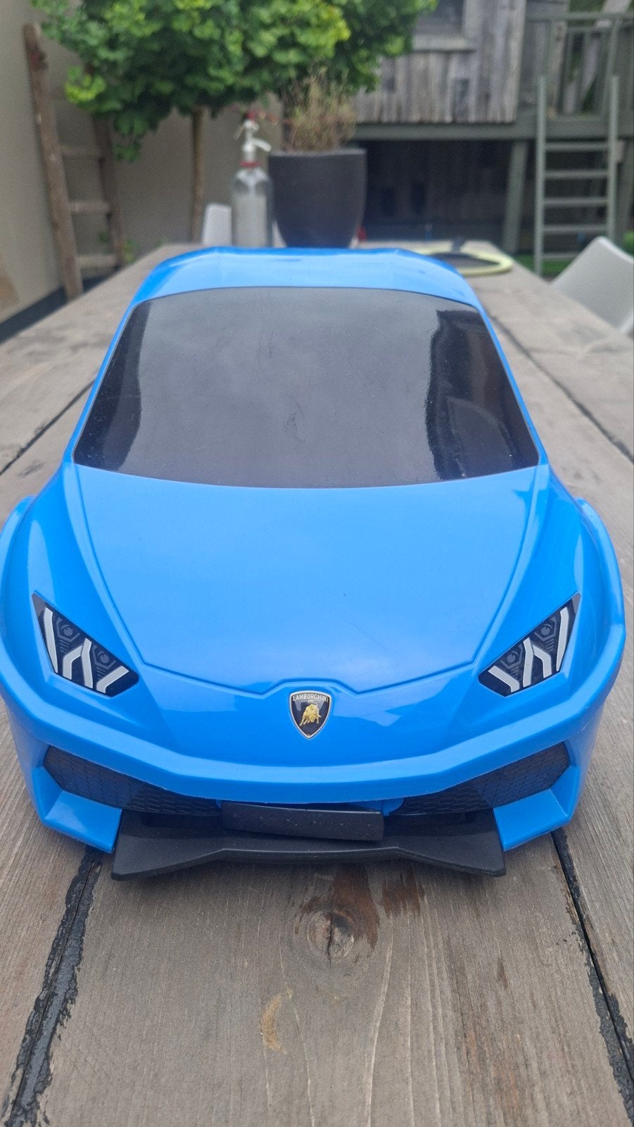 Ridaz Lamborghini Huracan Kinderkoffer Blauw, Ophalen of Verzenden, Gebruikt, Blauw