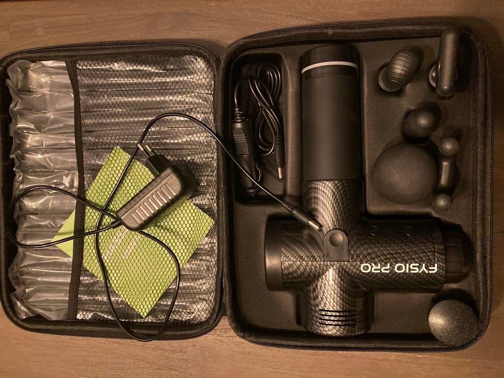 Fysio Pro Massage Gun - Zo goed als nieuw, Ophalen of Verzenden, Zo goed als nieuw, Apparaat