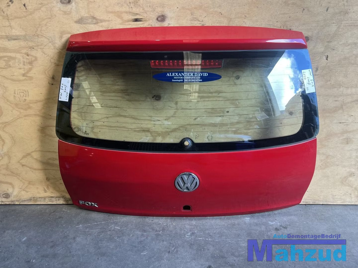 VW FOX Rood achterklep 2003-2014, Gebruikt, Volkswagen AG, Achter, Berliner Ring 2
38440  Wolfsburg, DE