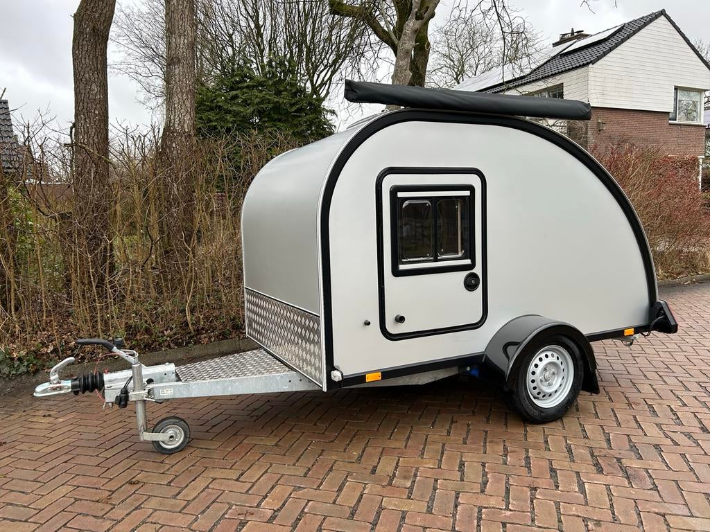 Kulba Teardrop / mini Caravan - 2023, Nette Staat!, Caravans en Kamperen, Caravans, Bedrijf, tot en met 2, tot 500 kg, Overige