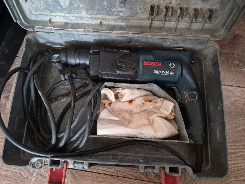 Bosch GBH 2-20 SE Boorhamer, Doe-het-zelf en Verbouw, Gereedschap | Boormachines, Ophalen, Gebruikt, Boor- en/of Breekhamer, Klopboormechanisme