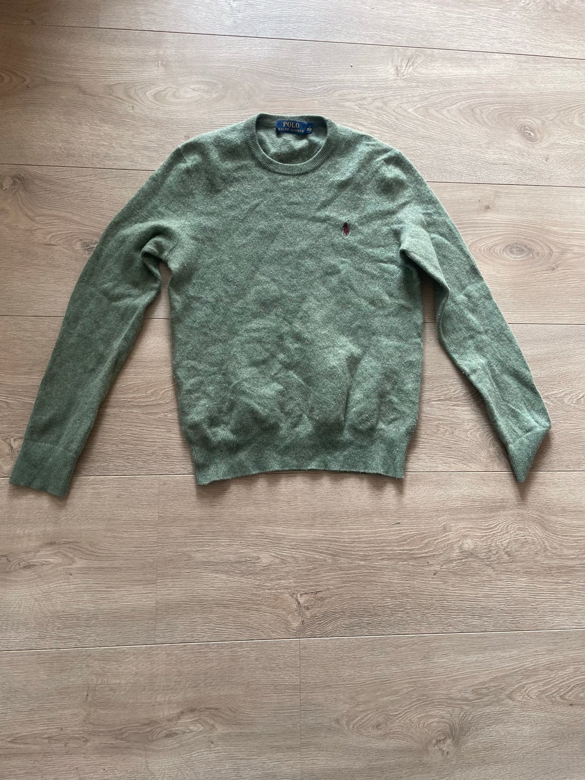 Polo Ralph Lauren Merino Wol Trui - Maat S, Ophalen of Verzenden, Zo goed als nieuw, Maat 46 (S) of kleiner, Groen