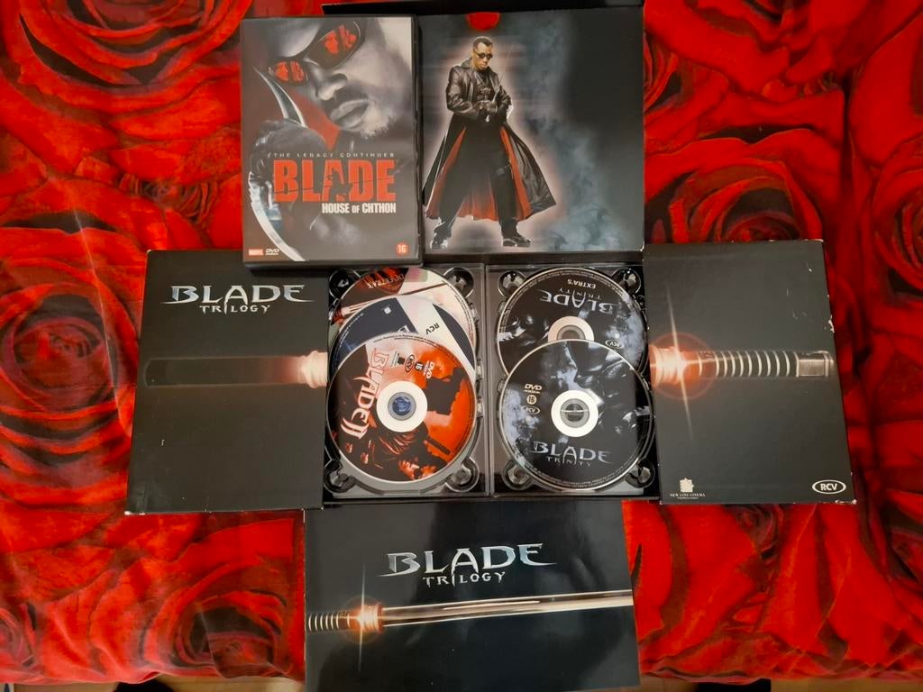 Blade Trilogie DVD Boxset - Actiethriller, Cd's en Dvd's, Vanaf 16 jaar, Ophalen, Gebruikt, Boxset