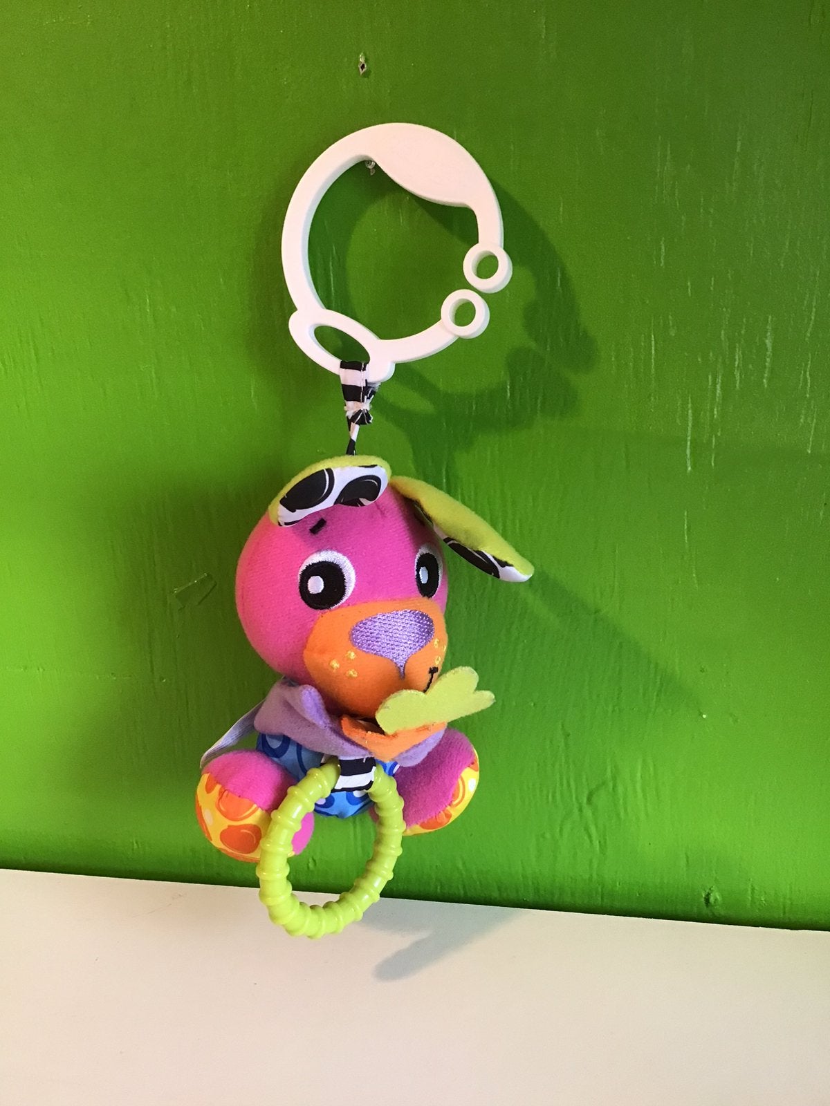 Kinderwagen hanger, bijtring , playgro als nieuw, Ophalen of Verzenden, Zo goed als nieuw