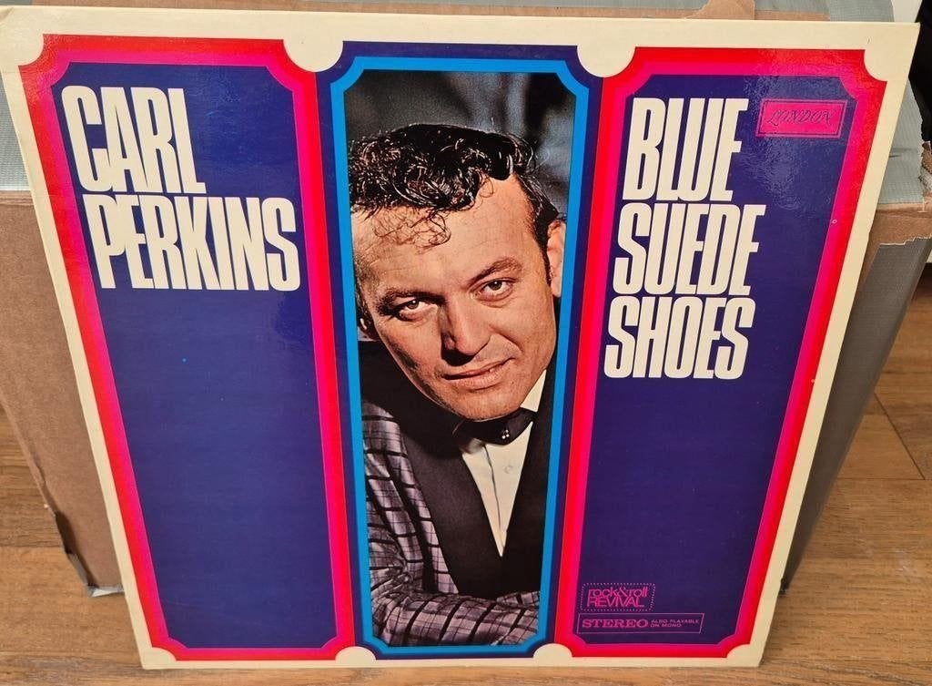 LP Carl Perkins – Blue Suede Shoes [Zeldzaam], Ophalen of Verzenden, Gebruikt, 12 inch, Poprock
