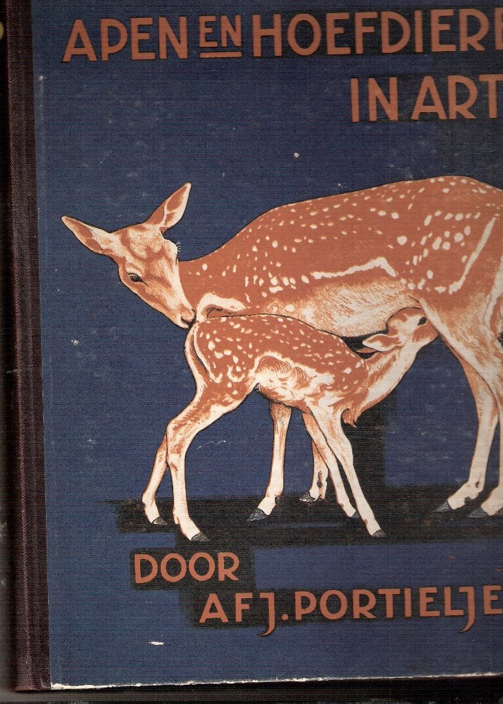 Plaatjesalbum Apen +Hoefdieren ARTIS-Verkade 1940 Portielje, Boeken, Ophalen, Gelezen