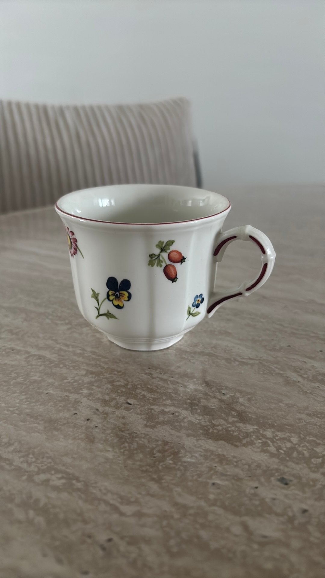 Villeroy & Boch Petit Fleur theekopjes z.g.a.n., Ophalen, Zo goed als nieuw, Overige stijlen, Kop(pen) en/of Schotel(s)
