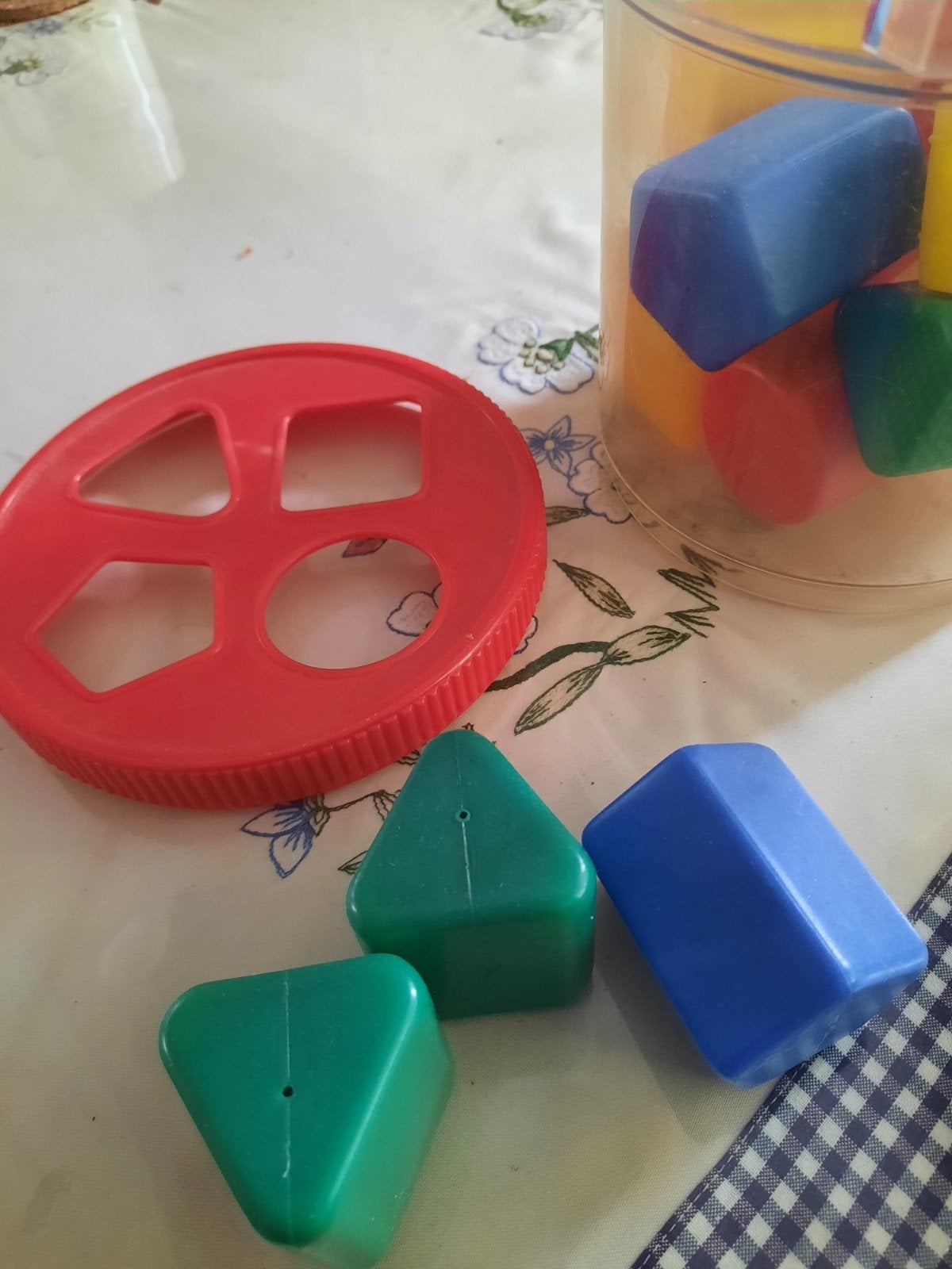 Vormenemmer met blokken, Ophalen of Verzenden, Gebruikt, Overige merken