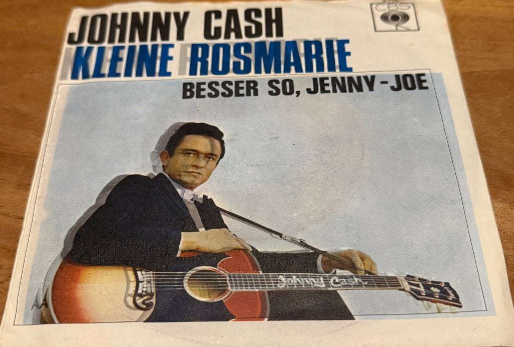 Johnny cash kleine Rosmarie, Originele persing, Ophalen of Verzenden, Gebruikt, 7 inch