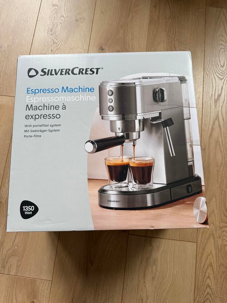 Silvercrest koffiemachine Piston, Witgoed en Apparatuur, Afneembaar waterreservoir, Ophalen of Verzenden, 2 tot 4 kopjes, Gemalen koffie