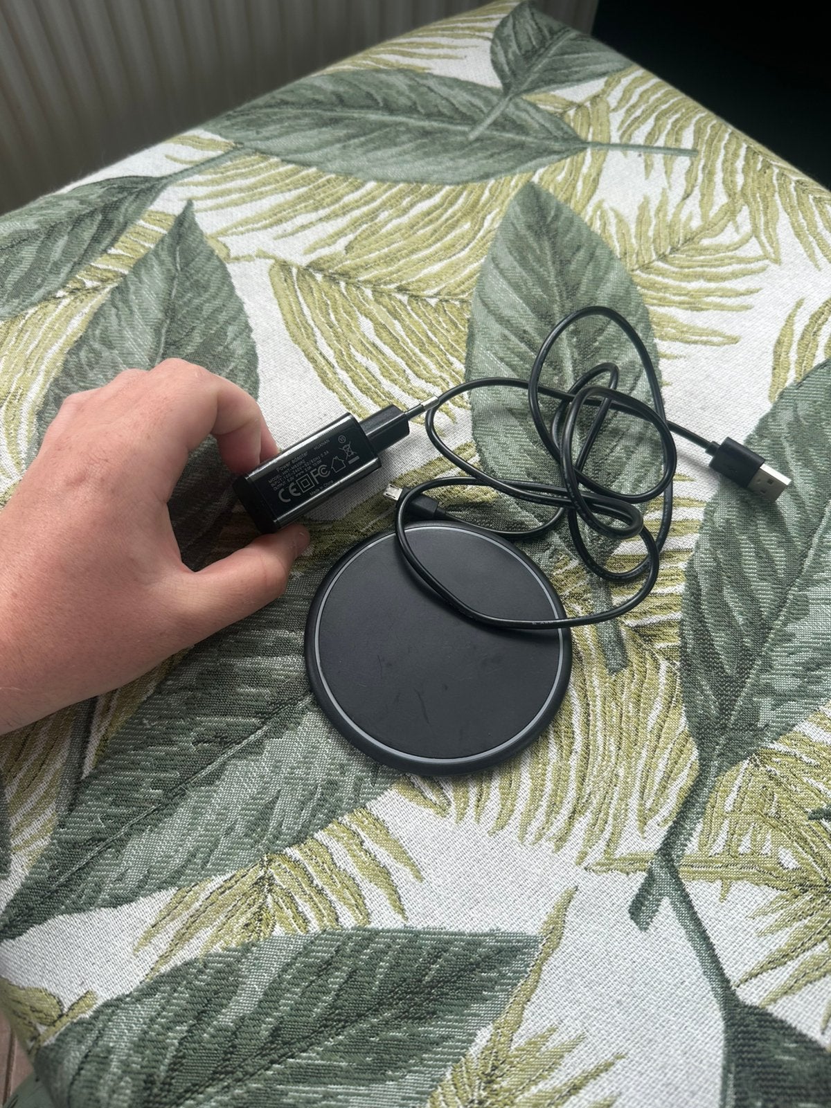Wireles charger met stekker wattage blokje, Telecommunicatie, Mobiele telefoons | Telefoon-opladers, Universeel, Oplaadstation