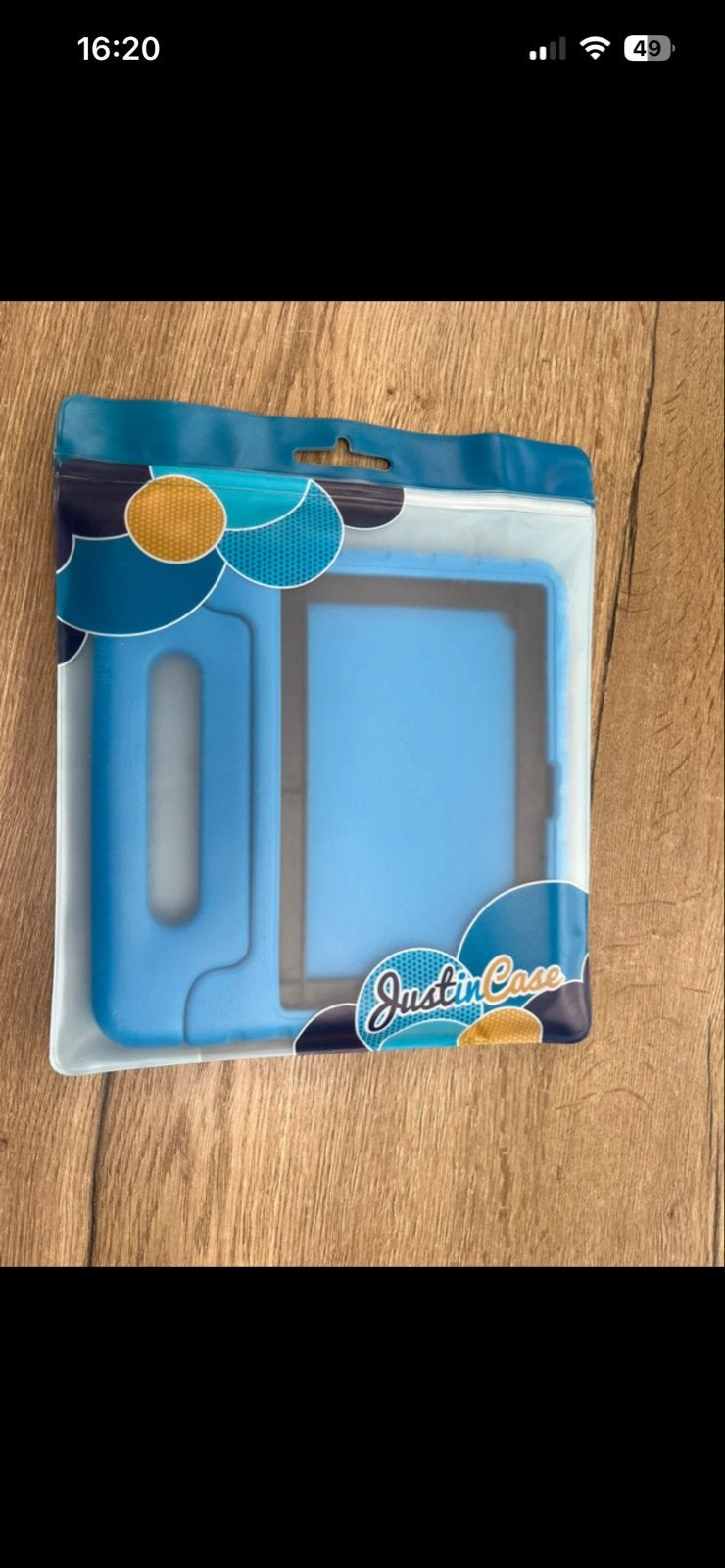 Blauwe tablet hoes voor kinderen - Bescherming en grip, Computers en Software, Tablet-hoezen, Ophalen of Verzenden, Nieuw, 7 inch of minder