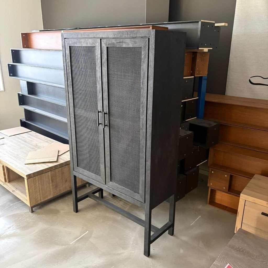 Vic Kabinet Mangohout Bruin - IN.HOUSE, Niet ingevuld, Niet ingevuld, Niet ingevuld