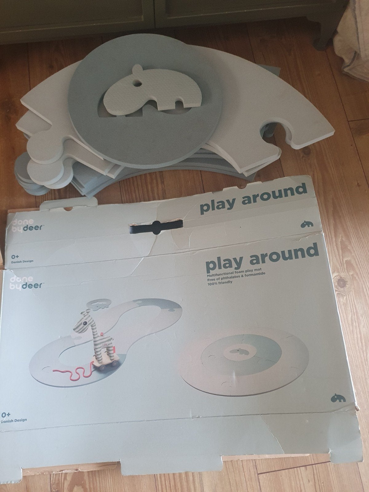 Play Around speelmat - Done by Deer blauw, Ophalen, Zo goed als nieuw