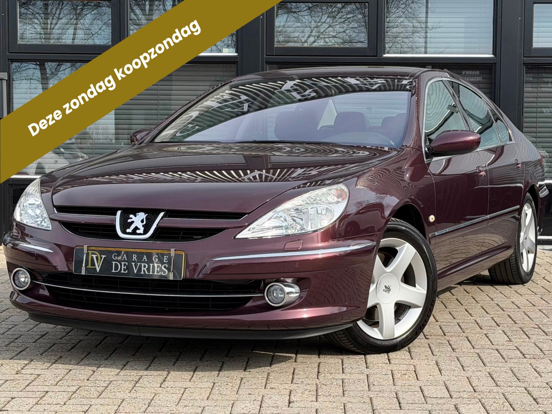 Peugeot 607 3.0-24V V6 Féline Aut Full Option Orig NL NAP D, Auto's, Dealer onderhouden, Zwart, Overige kleuren, 2946 cc