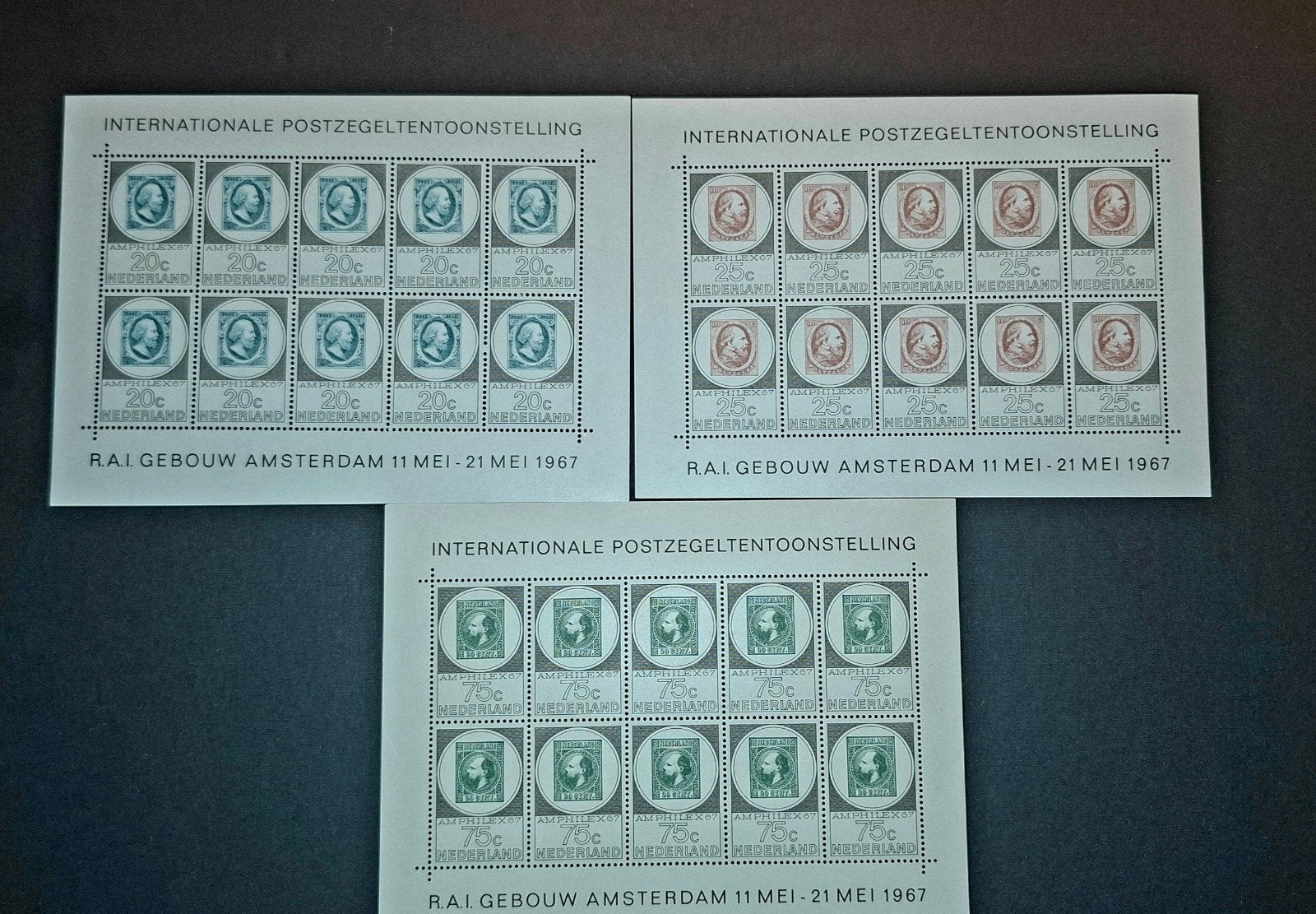 Nederlandse postzegels Internationale Tentoonstelling 1967, Ophalen of Verzenden, Na 1940, Postfris
