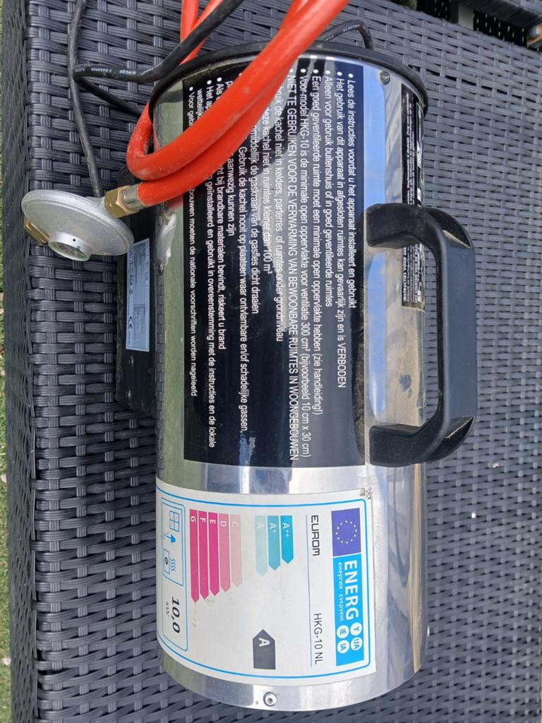 Eurom hete luchtkanon, 30 tot 80 cm, Kachel, Minder dan 60 cm, Ophalen of Verzenden