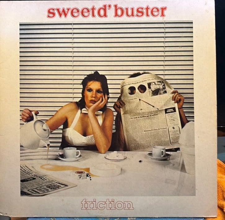 Sweet d’Buster, Friction, lp, Cd's en Dvd's, Vinyl | Rock, Ophalen of Verzenden, Gebruikt, 12 inch, Poprock