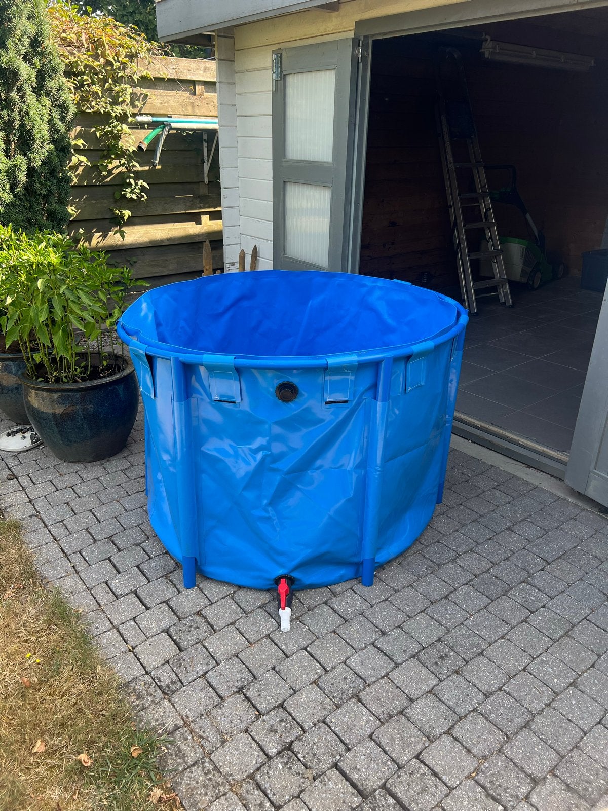 quarantaine bak 1000ltr of plonsbad, Ophalen, Gebruikt