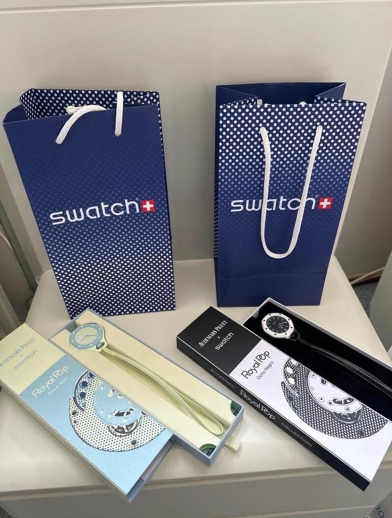 Audemars Piguet x Swatch Royal Pop Collectie |, Sieraden, Tassen en Uiterlijk, Horloges | Heren, Kunststof, Polshorloge, Swatch