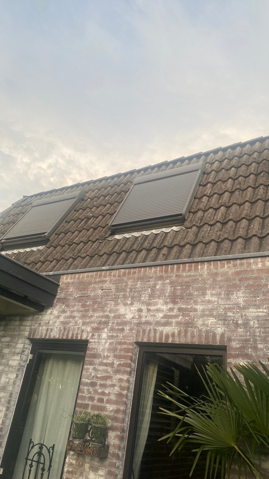 Velux Rolluiken elektrisch Raammaat bxh 114x118, Ophalen, Gebruikt, Minder dan 100 cm, 100 tot 150 cm
