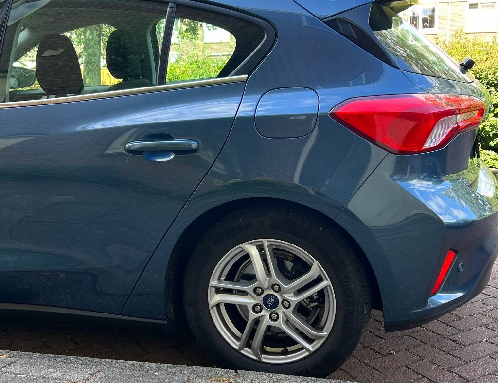 Originele Ford Focus velgen met TPMS en Continental Banden, Ophalen, Gebruikt, 16 inch, Banden en Velgen