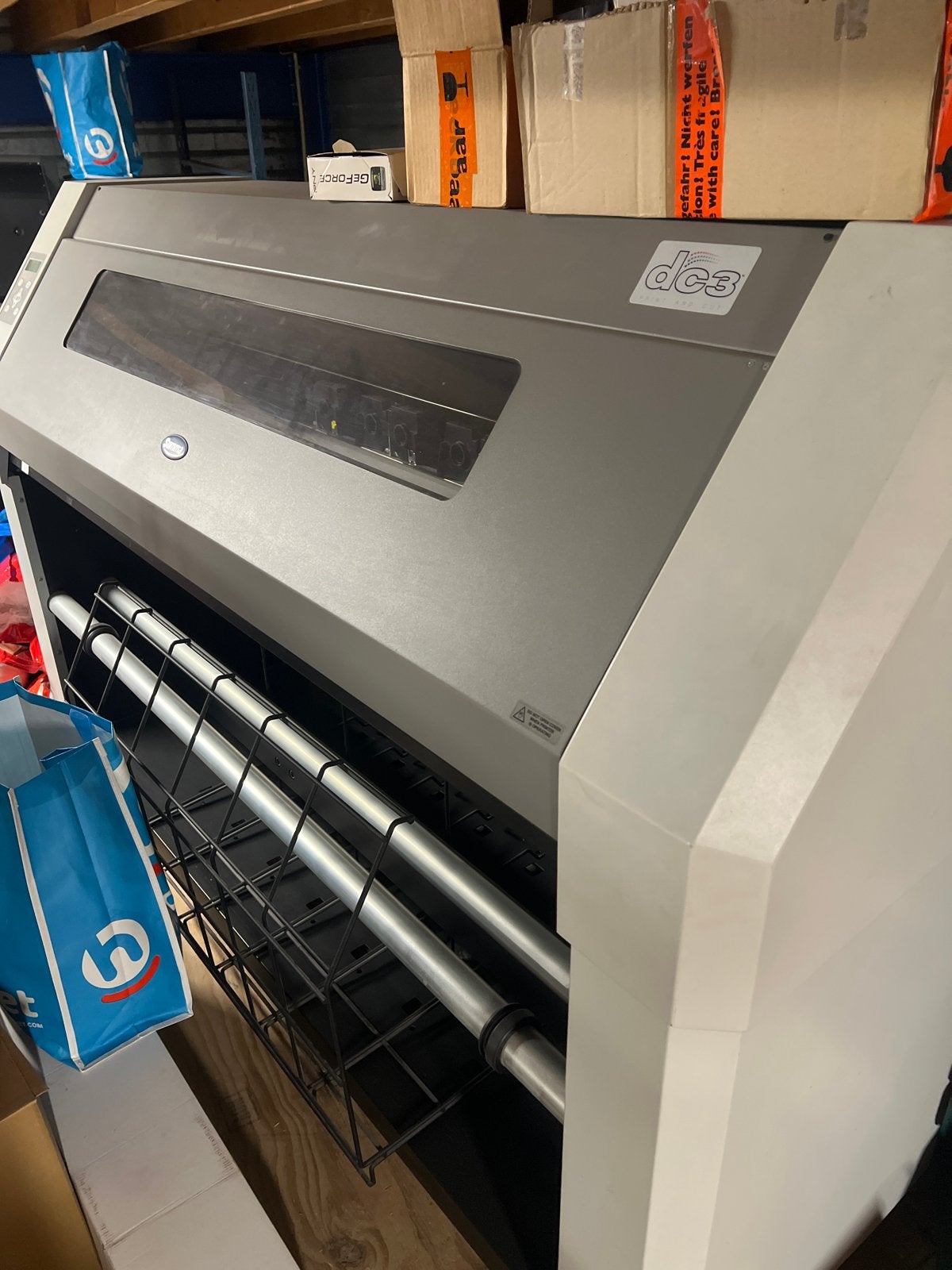 Grote formaat printer/plotter - DCS dc3, Computers en Software, Printers, Ophalen, Zwart-en-wit printen, Gebruikt, Printer