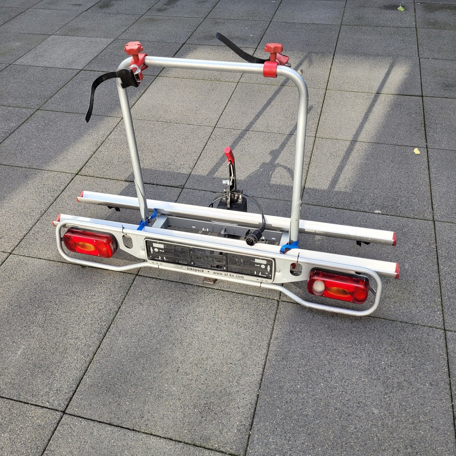 AL-KO fietsendrager voor trekhaak - Gebruikt, nette staat, Ophalen, 2 fietsen, Gebruikt, Trekhaakdrager