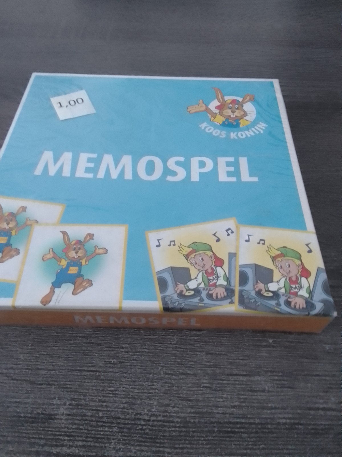 Koos Konijn Memospel - Leuk voor jong en oud!, Een of twee spelers, Ophalen, Gebruikt, Koos Konijn