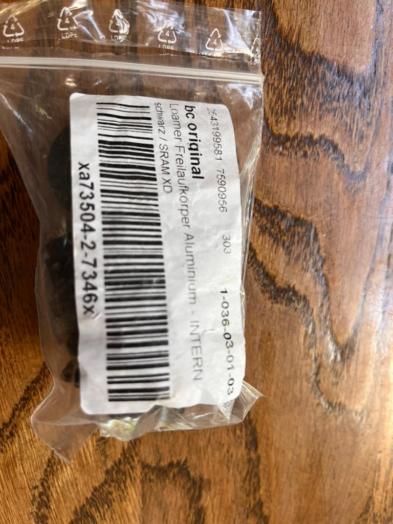 bc original Loamer Freewheelbody Aluminium - SRAM XD (Nieuw), Ophalen of Verzenden, Nieuw, Overige typen