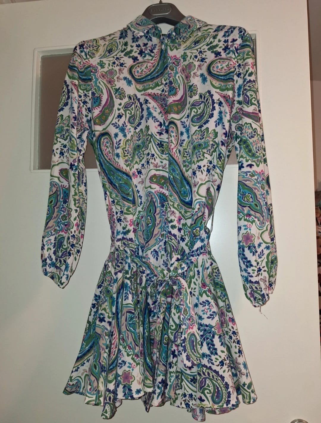 IVIVI Paisley Jurk Maat L, Kleding | Dames, Meerkleurig, Maat 42/44 (L), Ophalen of Verzenden, Gedragen
