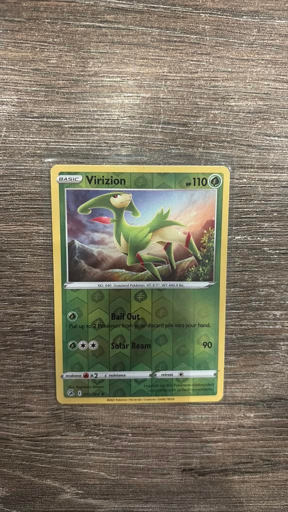 FST Virizion 015/264 Reverse holo, Ophalen of Verzenden, Zo goed als nieuw