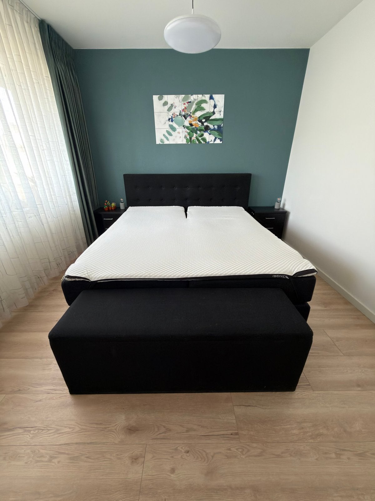 Swiss Sense Boxspring 180x210,  elektrisch verstelbaar, Ophalen, Tweepersoons, 180 cm, Stof